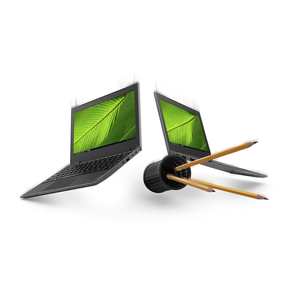 Laptop Lenovo 100e Intel Celeron N4020 4GB/ 64GB Windows 10- Gris Oscuro