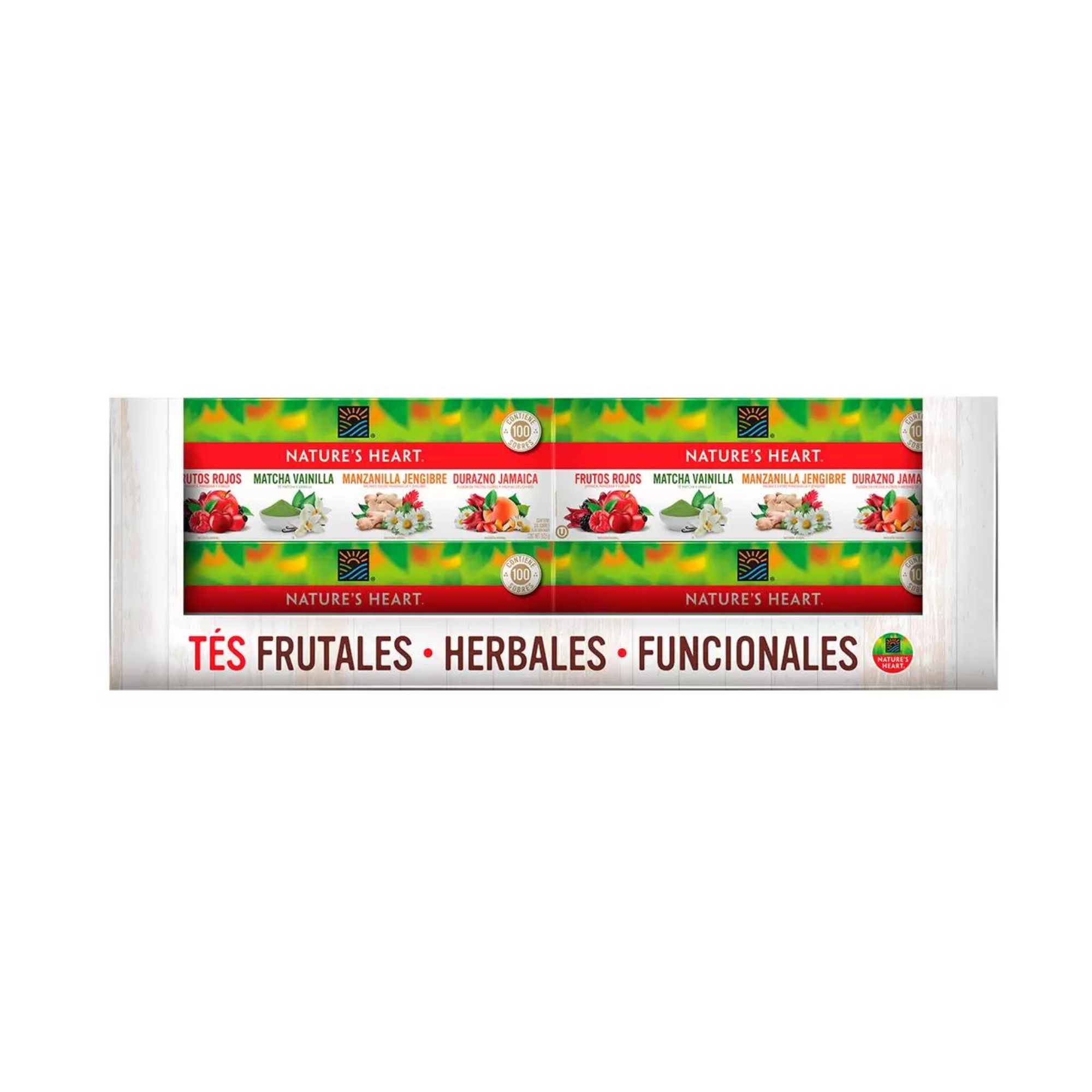 Tés & Infusiones Frutales Nature's Heart 100 Pzas