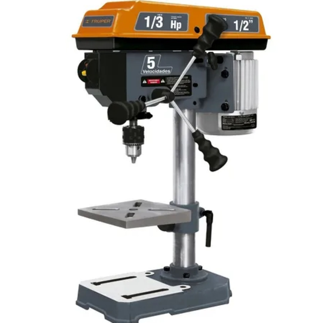 Taladro De Banco 5 Velocidades Mesa Inclinable 1/2 X 8