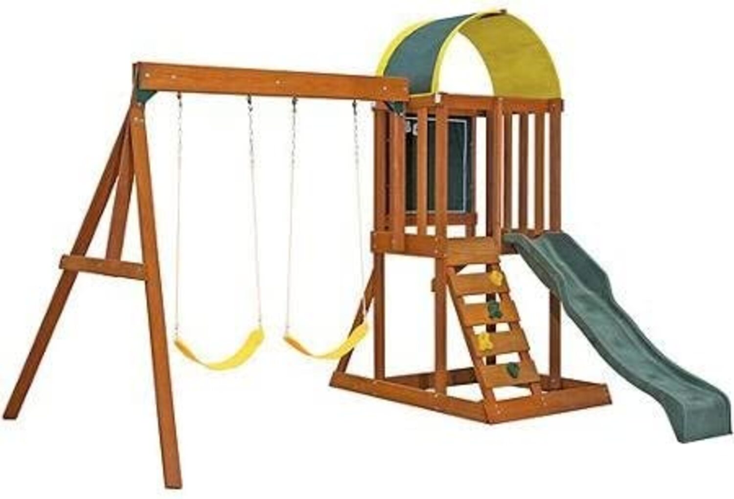 Zona De Juego Kidkraft Con Rasbladilla Y Columpios Premium.