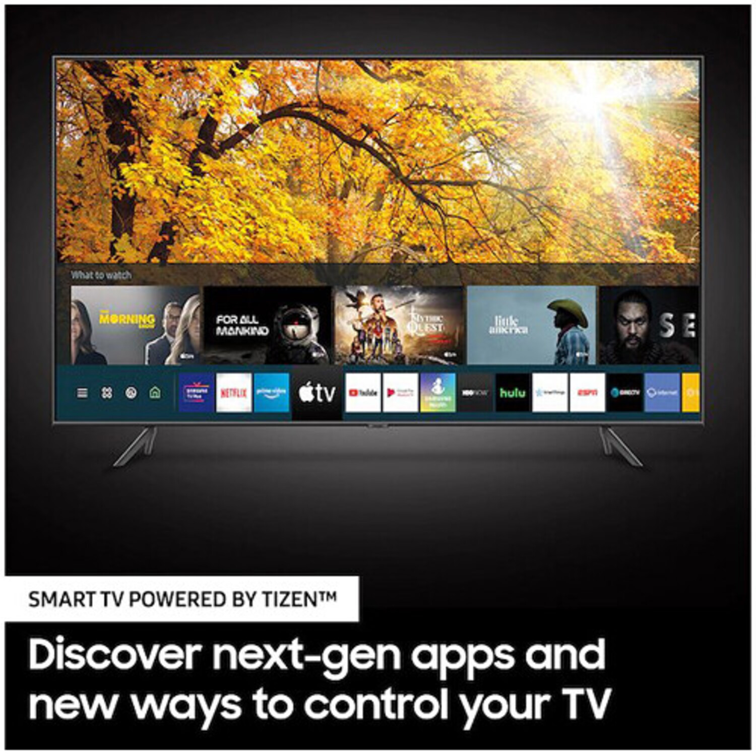 Pantalla Samsung AU8000 43" Clase HDR 4K UHD Smart TV LED.