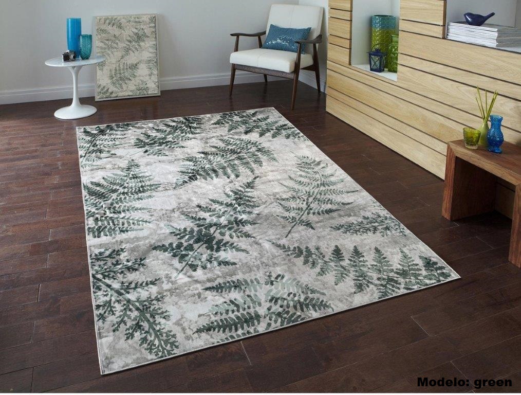 Alfombra Grande muy moderno Difuminado tipo Persa, Cemento ideal Salas muy Suave 2.0x3.0 mts