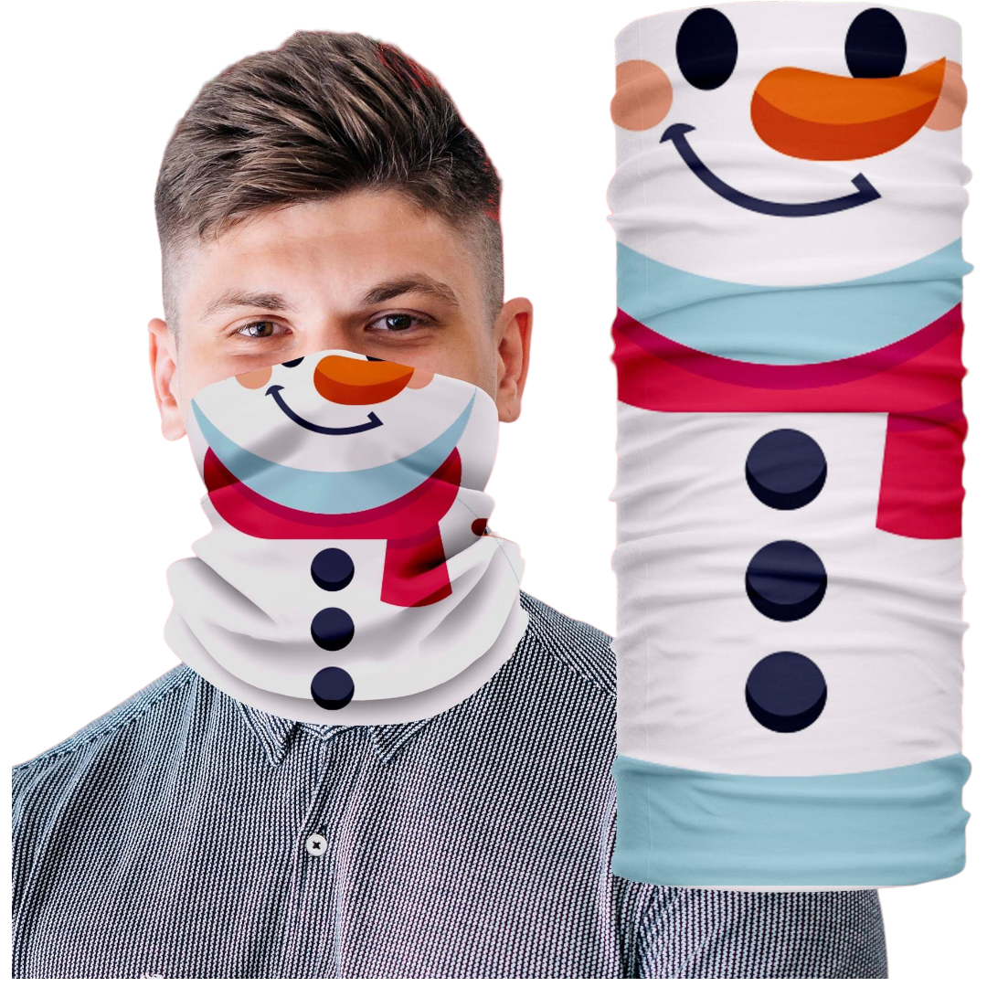 Juego De 3 Bandanas Tipo Buff Mascara Navideña Cubre Polvo cubrebocas.