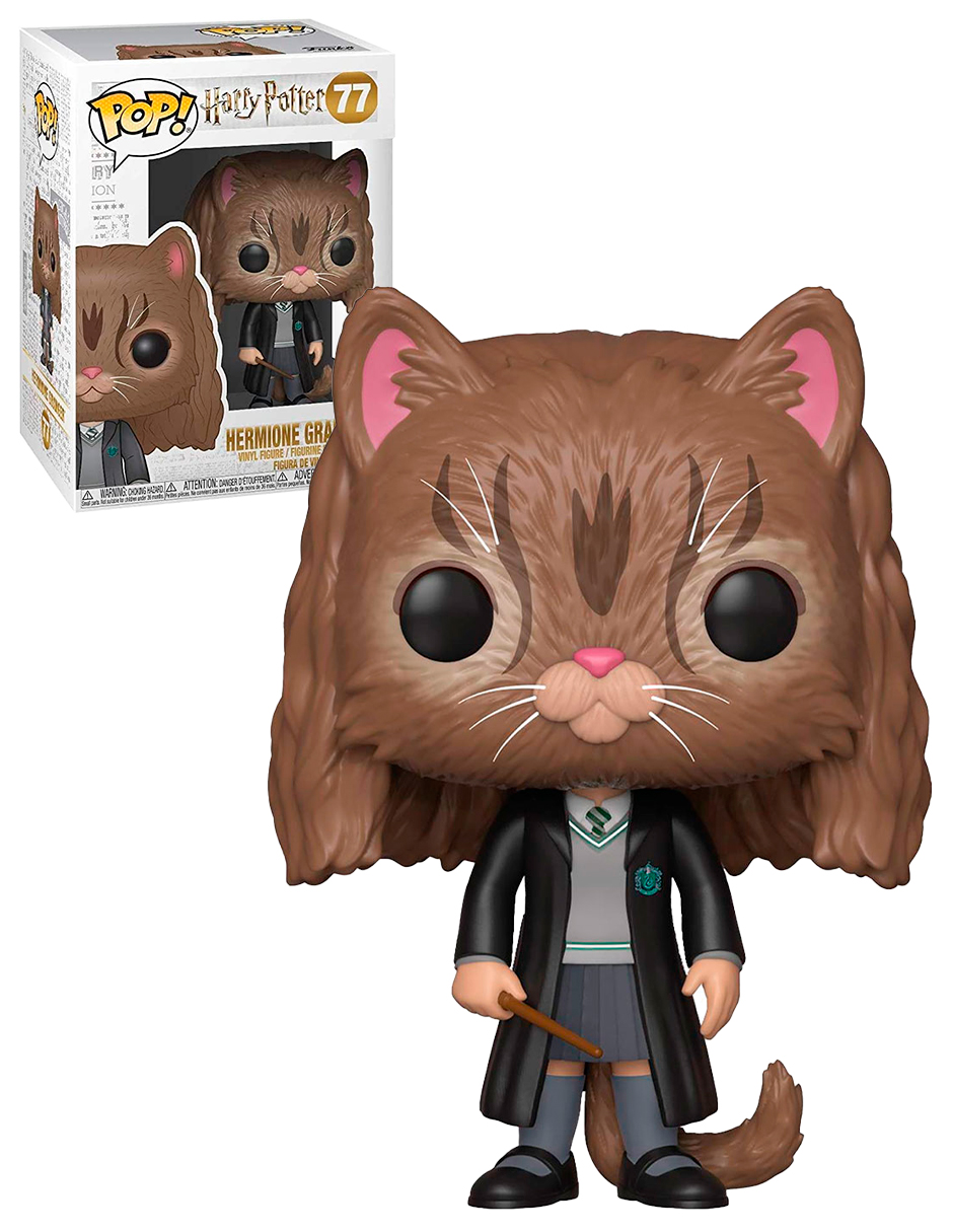Funko Pop Hermione Gato #77 Harry Potter Wizarding World Figura Original