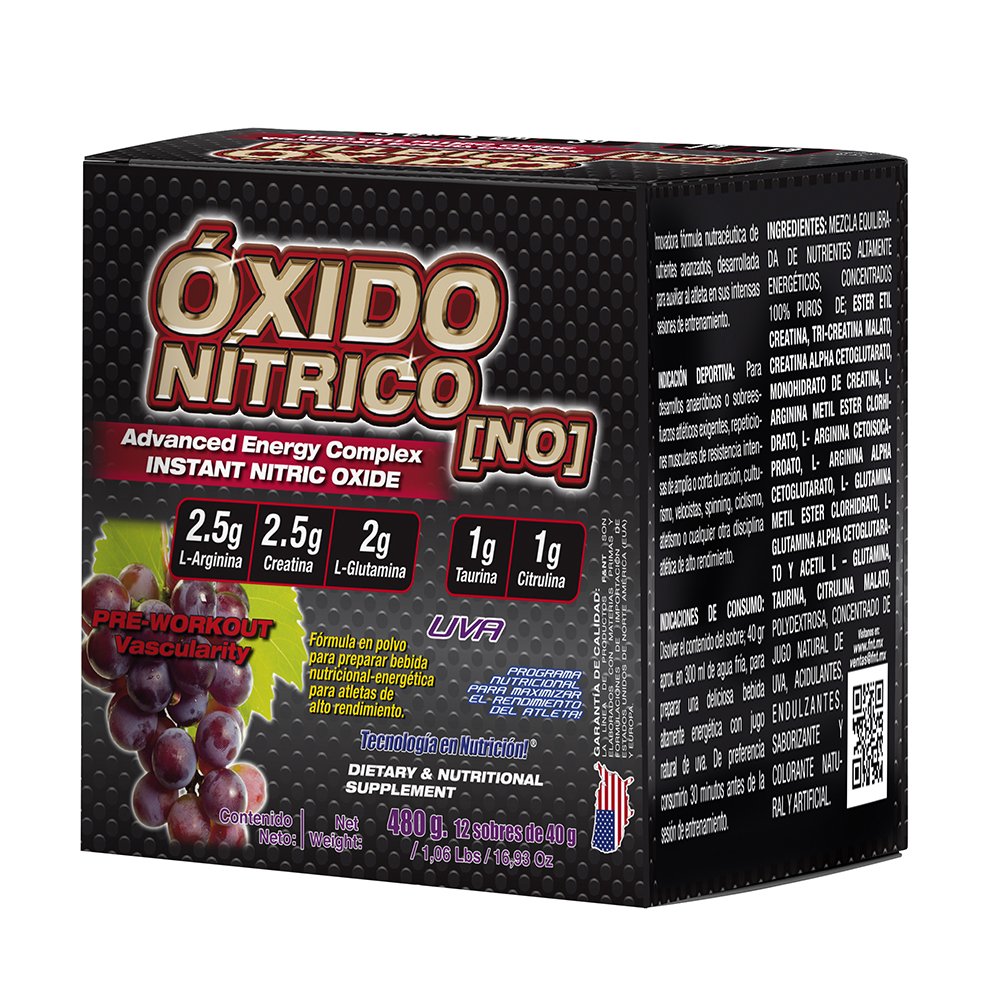 Óxido nítrico 12 sobres de 40gr