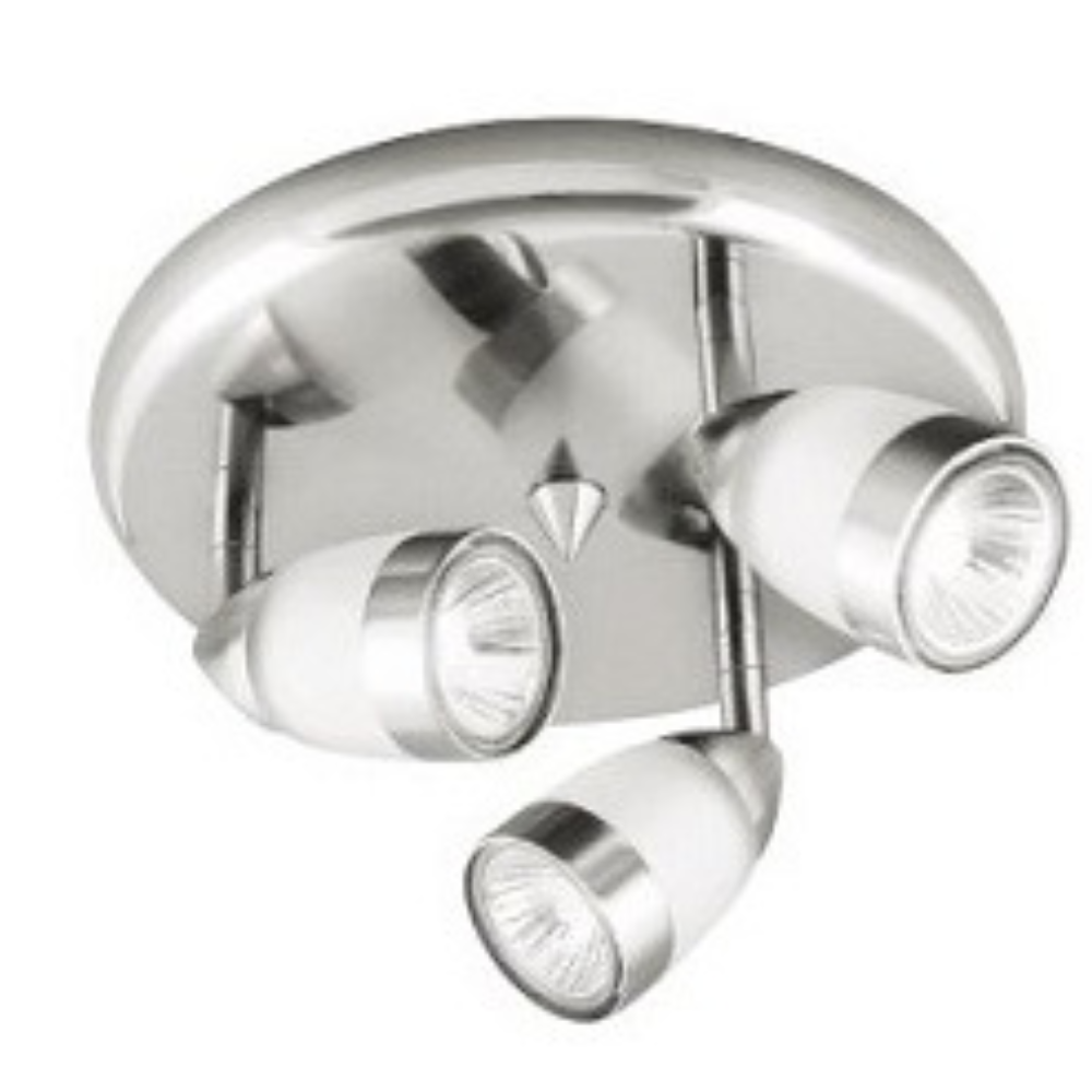 LAMPARA CANOPE TRIPLE TECNO LITE  LVC-203/S SATIN