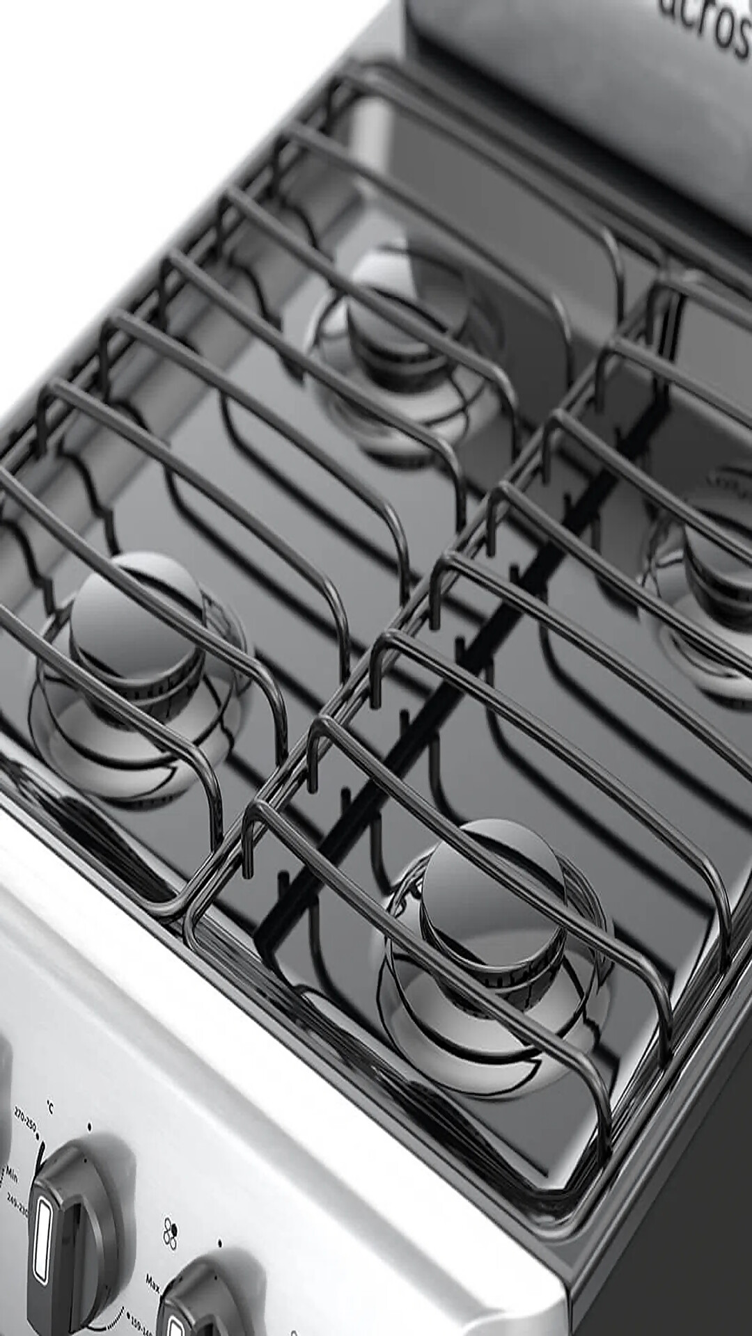 ESTUFA ACROS NAW1001SILVER 4 QUEMADORES SILVER