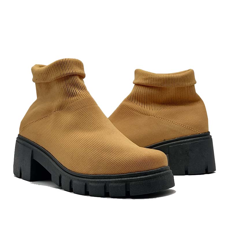 Botines De Piel Gemini Para Mujer, Tacón 4 Cm, Cremallera, Color Gris/negro, Talla Normal