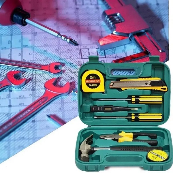 Kit Juego Caja De Herramientas Desarmadores Electricista 8pz