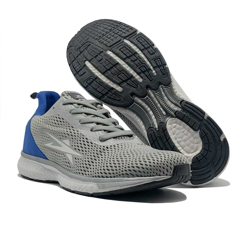 Tenis Eescord 3655 Gris Azul Deportivo Hombre Running