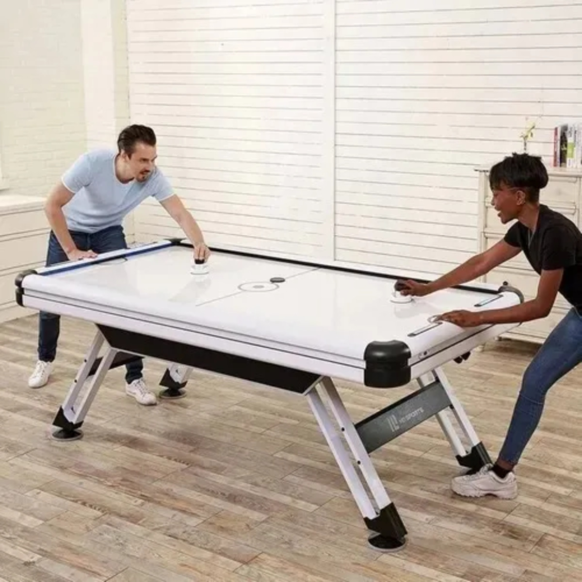 Mesa De Hockey profesional Juego Aire Diversión Efectos Sonido Md Sports