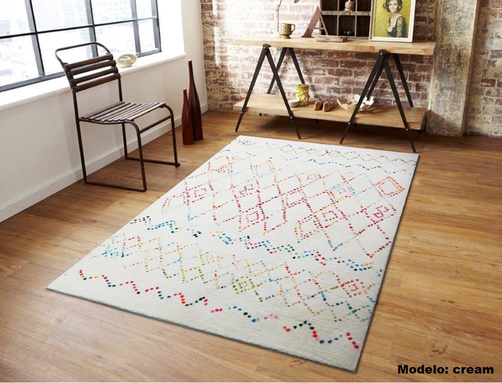 Tapete muy moderno Difuminado tipo Persa, Cemento ideal Salas muy Suave 1.15x1.60 mts