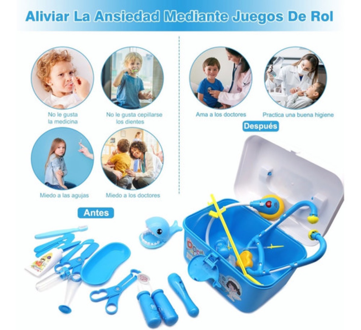 Set De Juguetes Medico 31 Pzs 