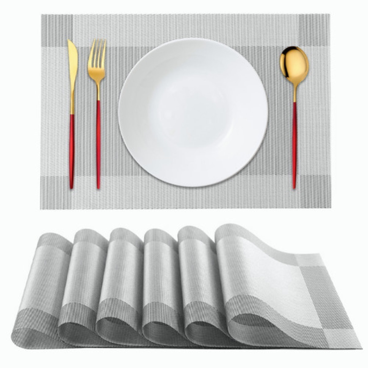 Manteles Individuales Antideslizantes  6 Pcs 