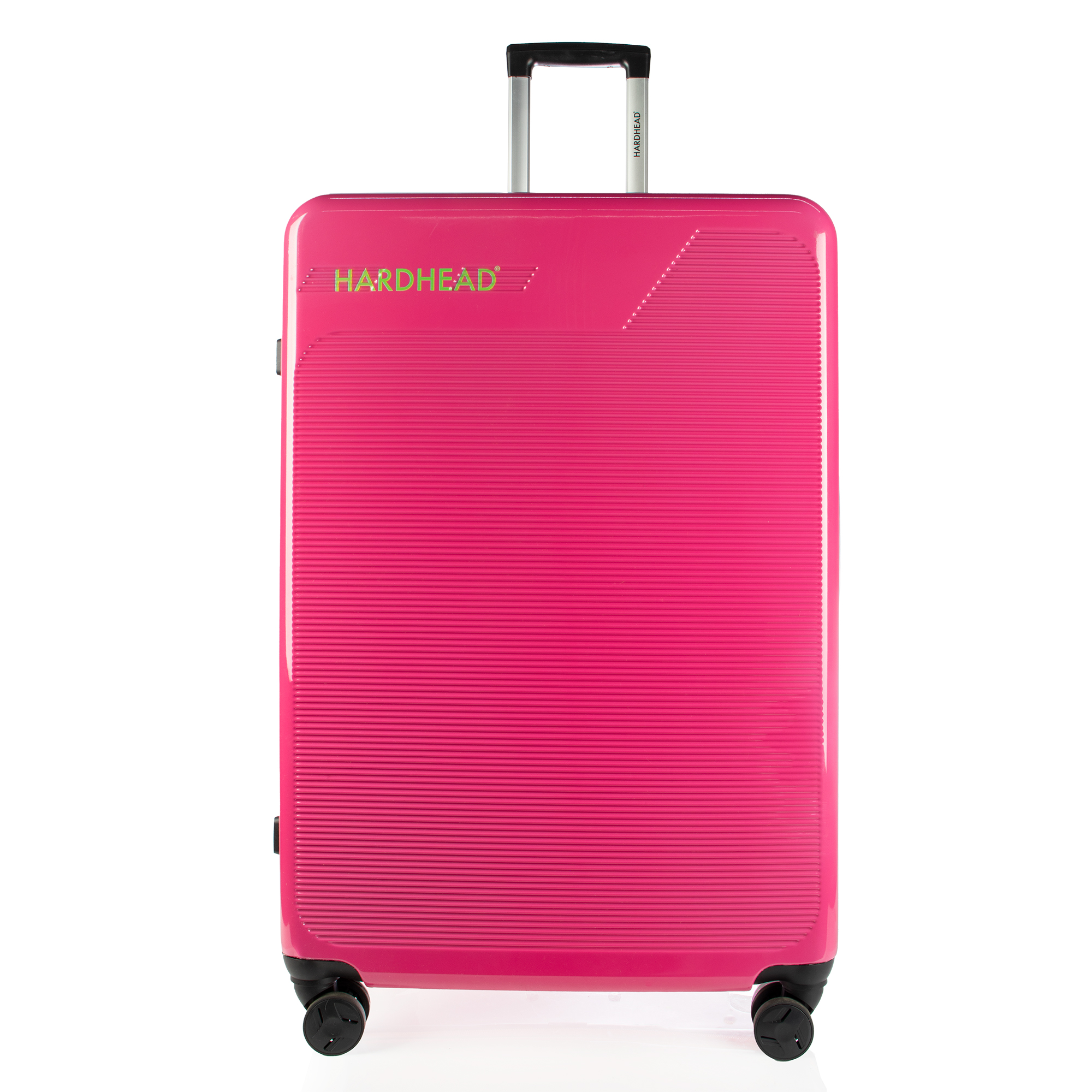 Maleta de viaje Rigida 30" ruedas 360 con candado Rosa Hardhead