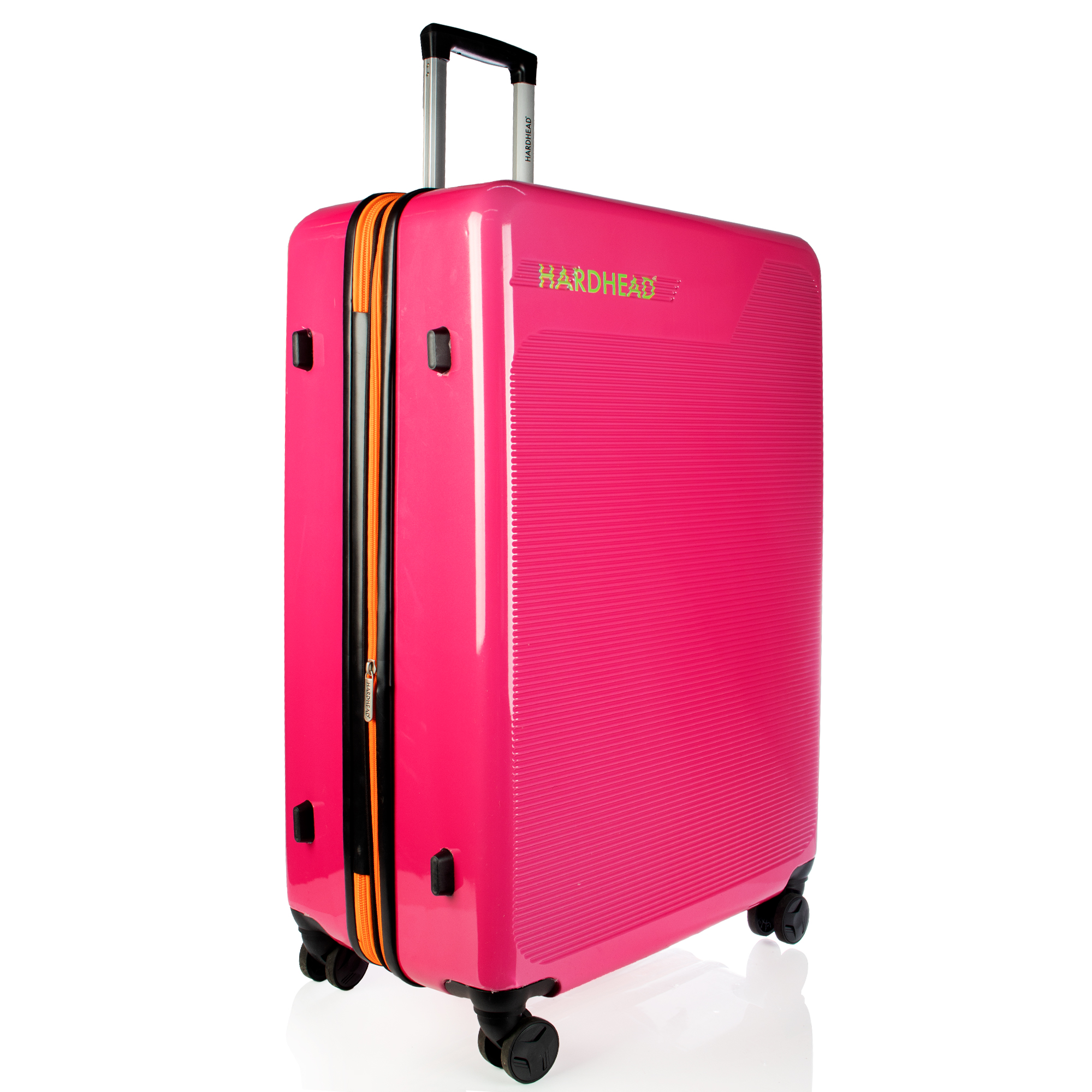 Maleta de viaje Rigida 30" ruedas 360 con candado Rosa Hardhead
