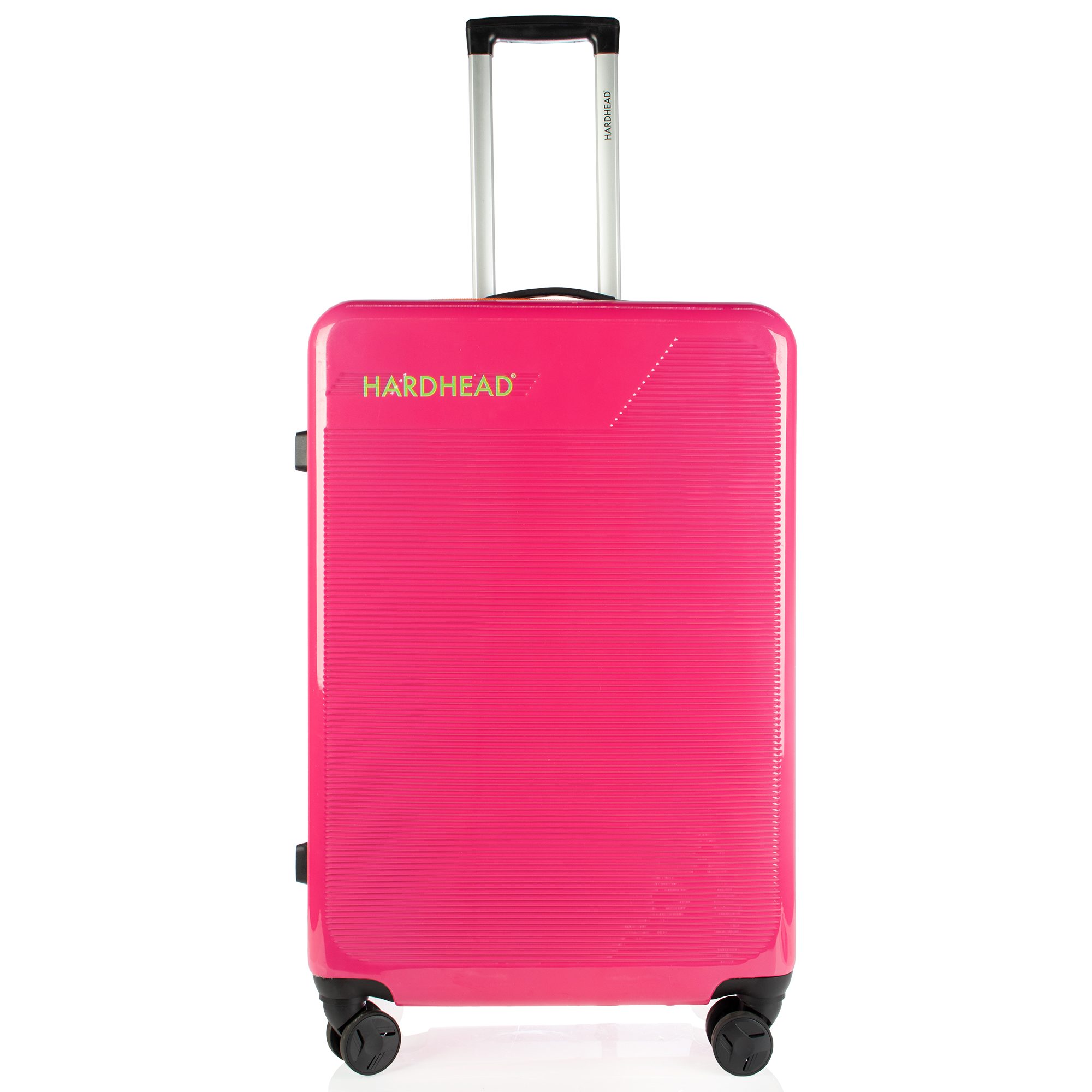 Maleta de viaje Rigida 26" ruedas 360 con candado Rosa Hardhead
