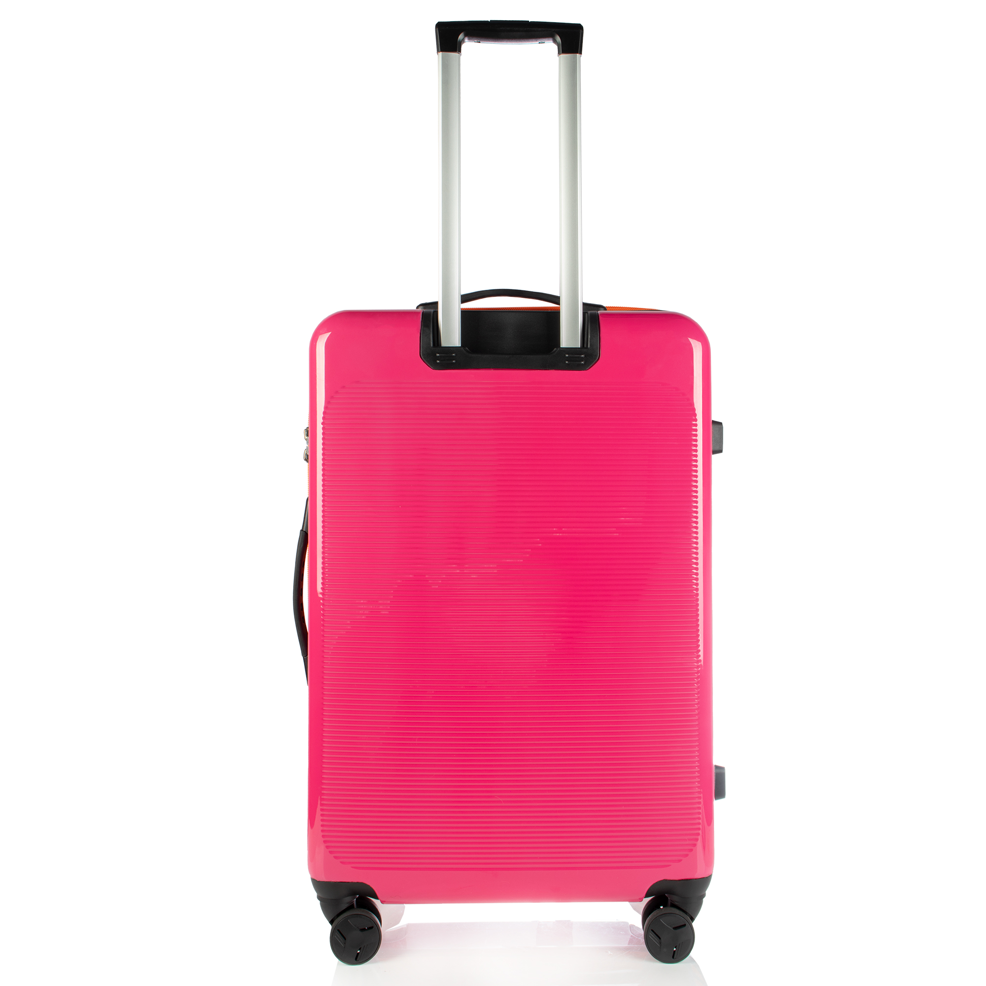 Maleta de viaje Rigida 26" ruedas 360 con candado Rosa Hardhead