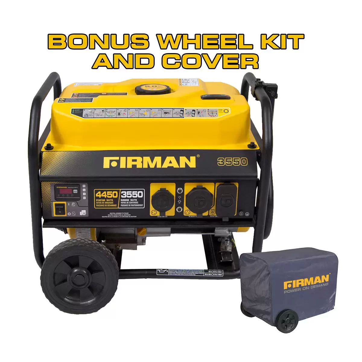 Generador Eléctrico Firman P03501 Portátil 4550 Watts