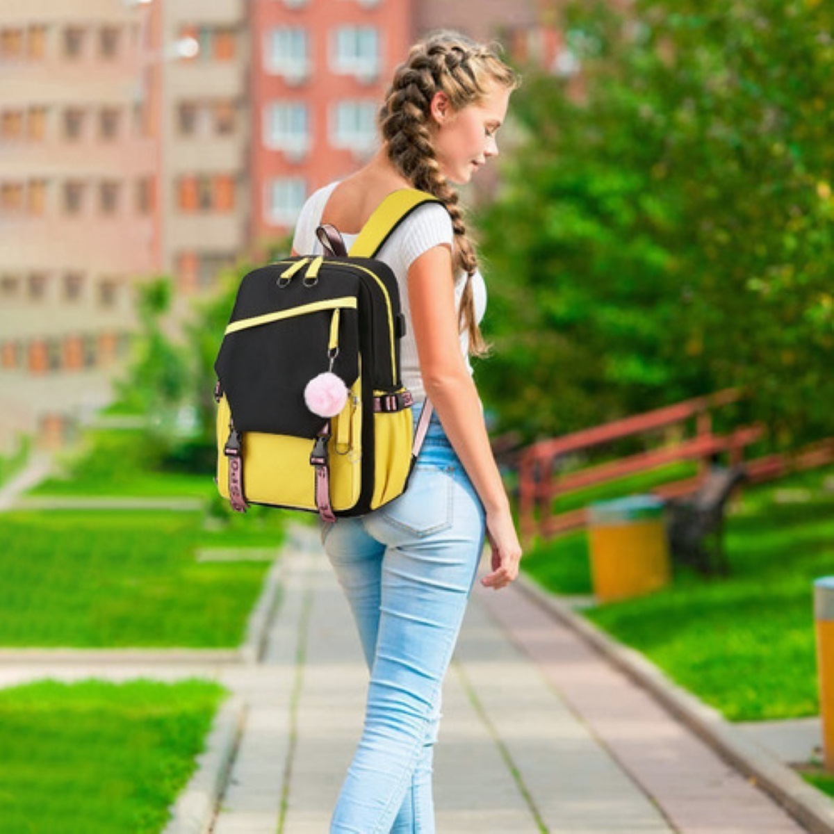 Mochila con puerto discount usb