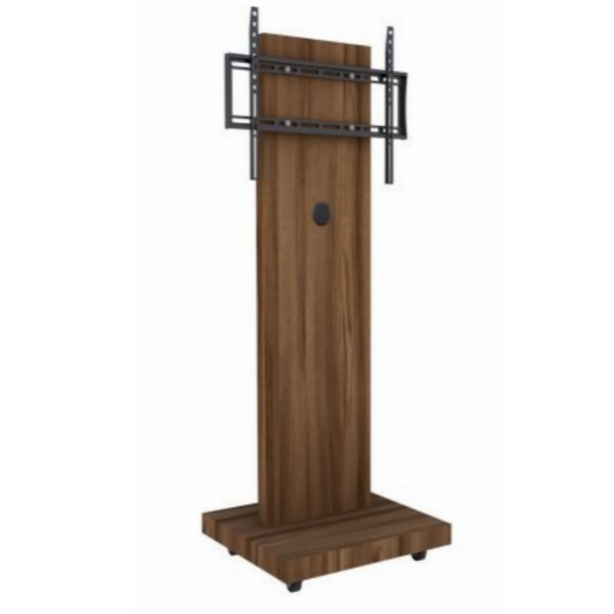 Soporte para TV de 32 hasta 55 pulgadas en pedestal con ruedas.