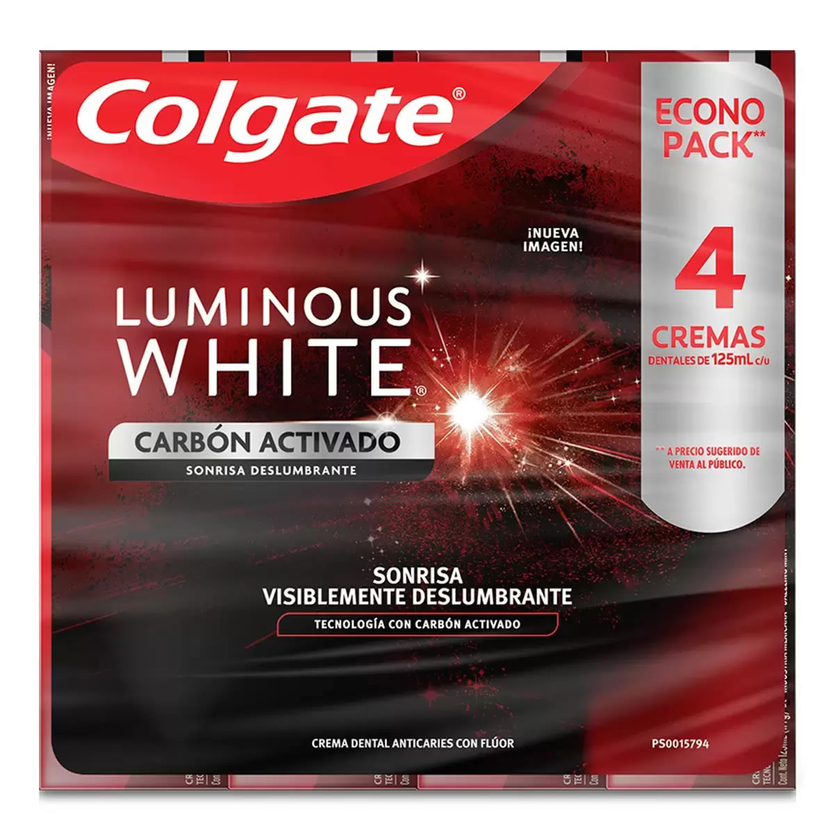 Crema Dental Anticaries Con Flúor Colgate Luminous White CST