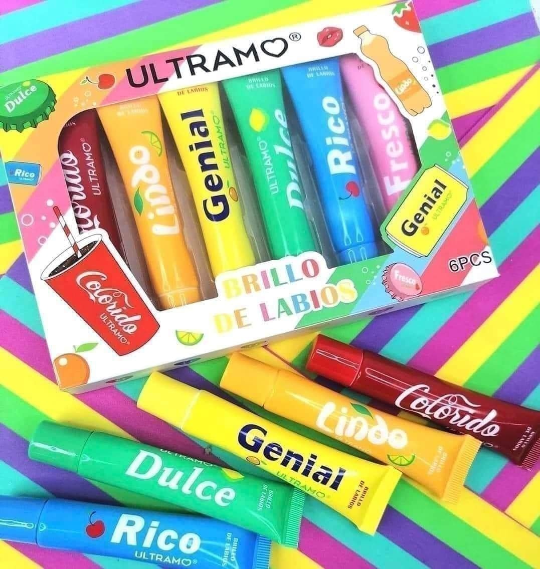 Set De 6 Brillos De Labios Con Efecto Holográfico Ultramo 