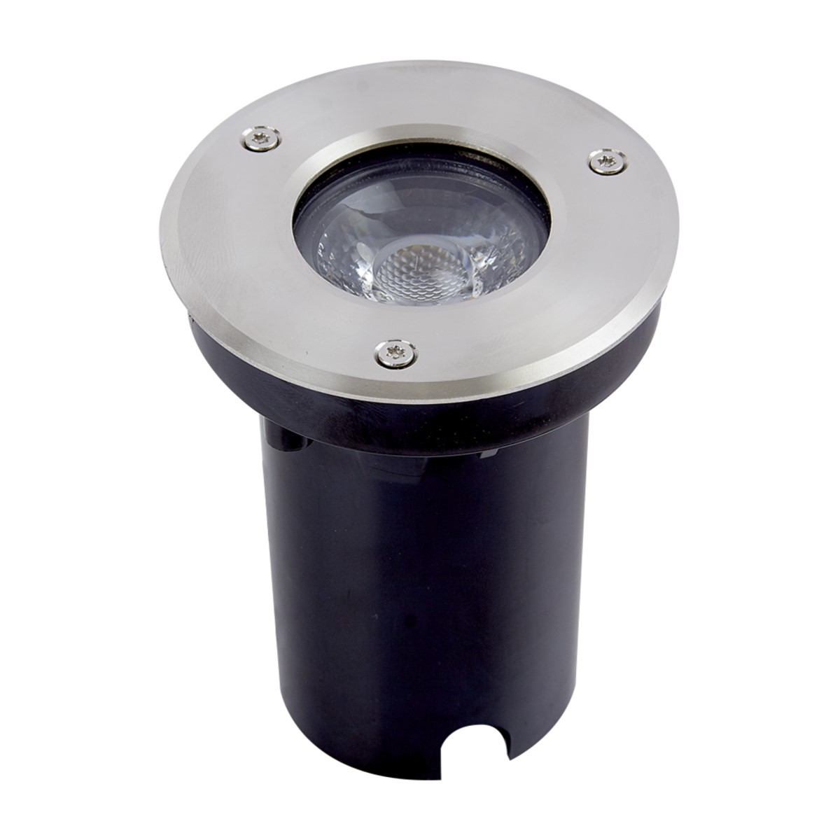LAMPARA PARA EMPOTRAR PARA PISO LED TECNO LITE 6W/30 HLED-650-6W ACERO INOX.