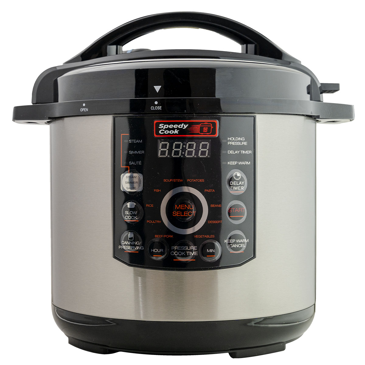 SPEEDY COOK Olla De Presión Eléctrica Multifuncional 6 en 1 | 7.7 Litros | Negro | Renewed