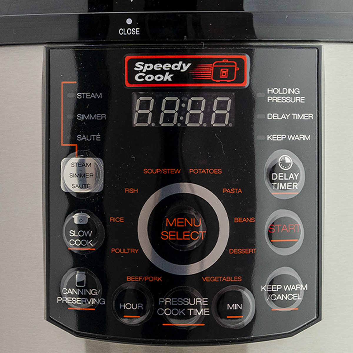 SPEEDY COOK Olla De Presión Eléctrica Multifuncional 6 en 1 | 7.7 Litros | Negro | Renewed