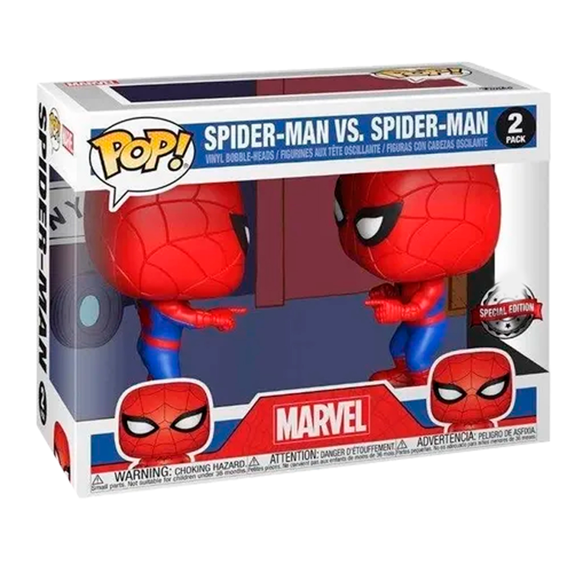 Funko Pop Spider Man Vs Spider Man Meme Marvel Figura Original