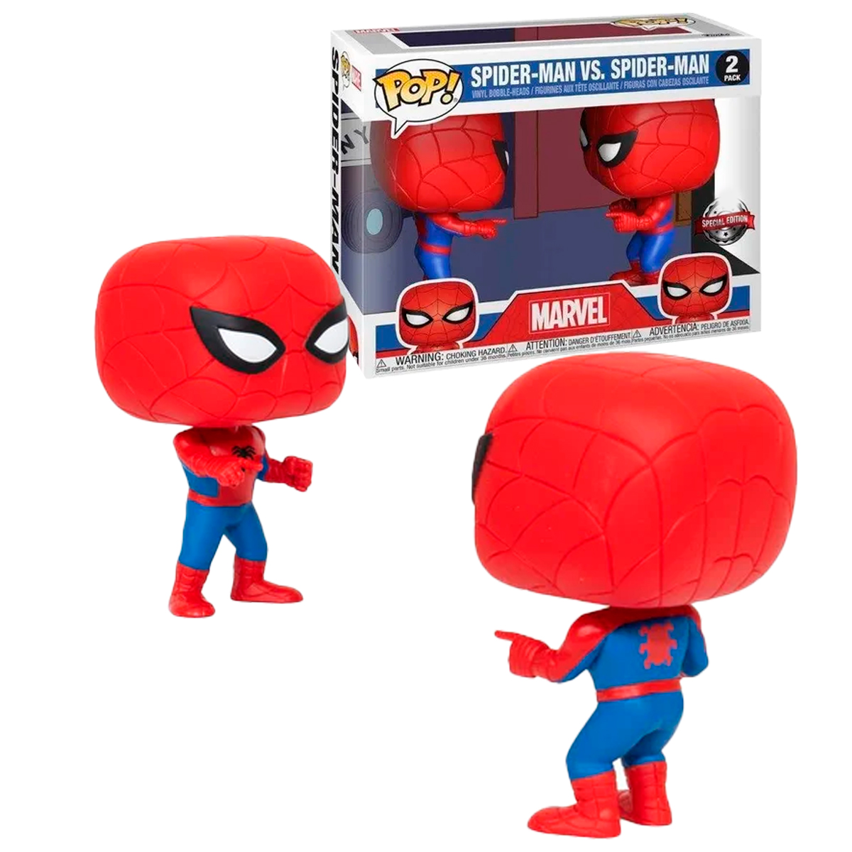 Funko Pop Spider Man Vs Spider Man Meme Marvel Figura Original