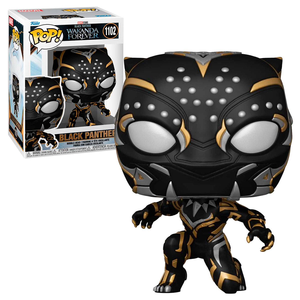 Funko Pop Pantera Negra #1102 Wakanda Por Siempre Marvel Figura Original