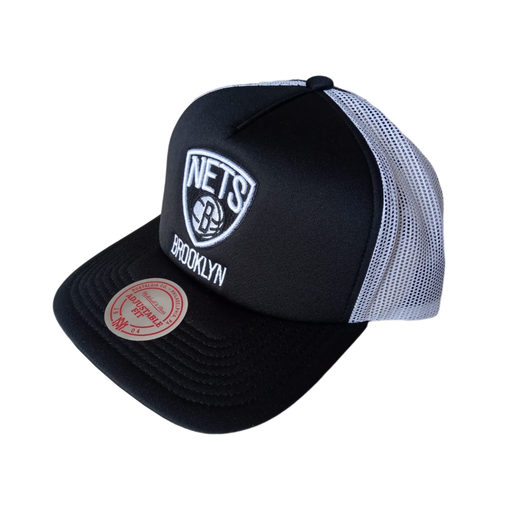 Gorra Nets Brooklyn Nets Negra Mitchell & Ness Adjustable LD21164