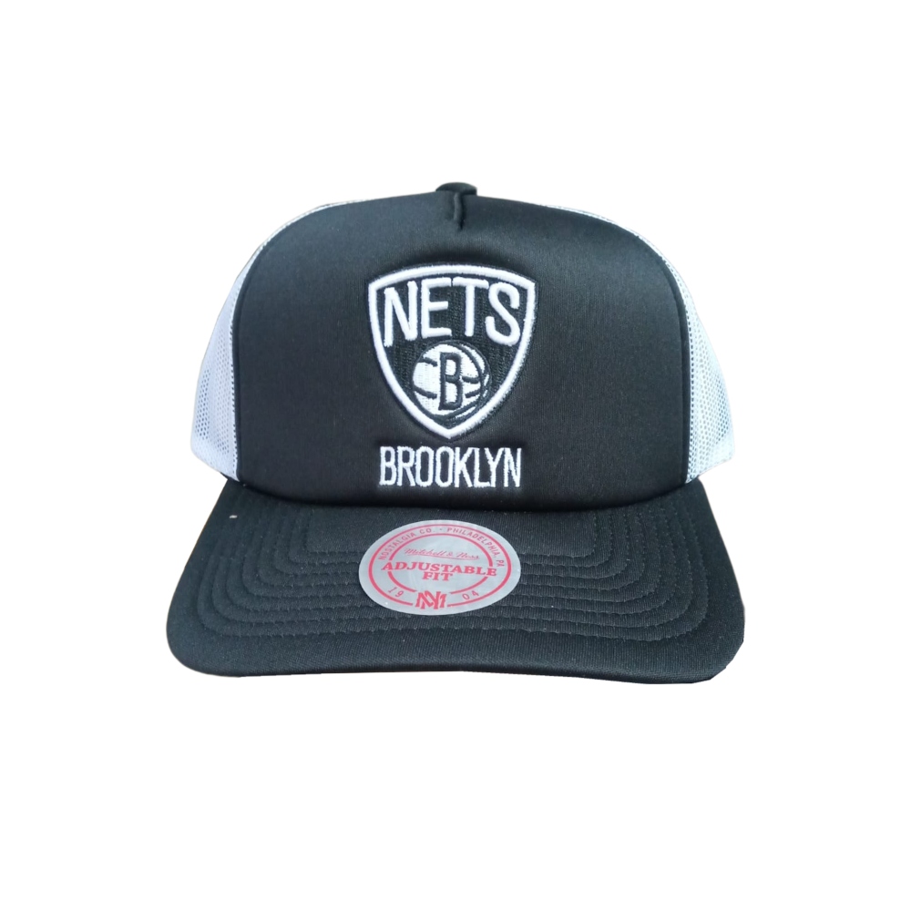 Gorra Nets Brooklyn Nets Negra Mitchell & Ness Adjustable LD21164