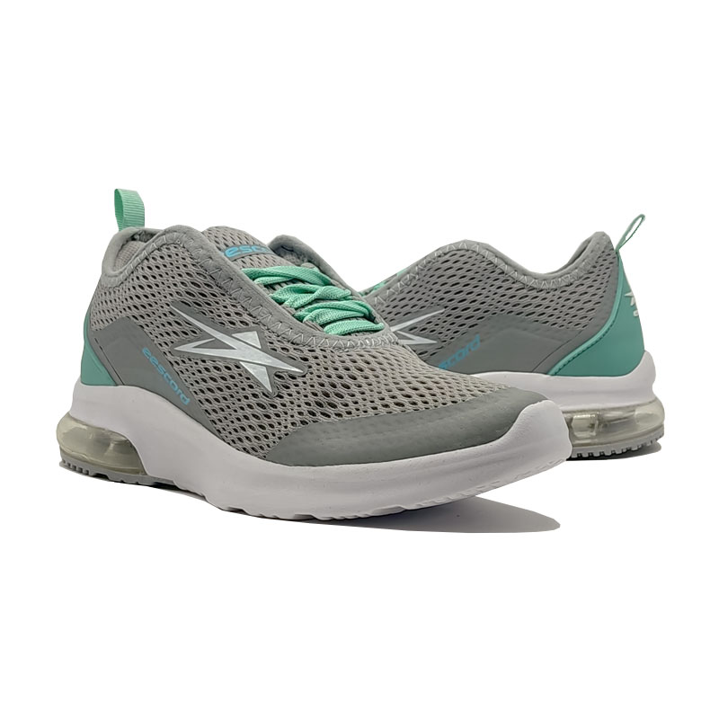 Tenis Eescord  3665 Gris Verde Menta Deportivo Mujer Niña Originales Ejercicio