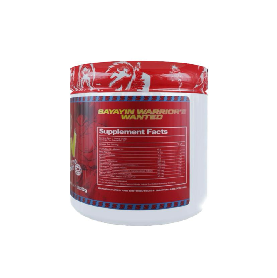 Kaikon Saiyan Labz Pre-Workout (30 serv) sabor citrus dragon 