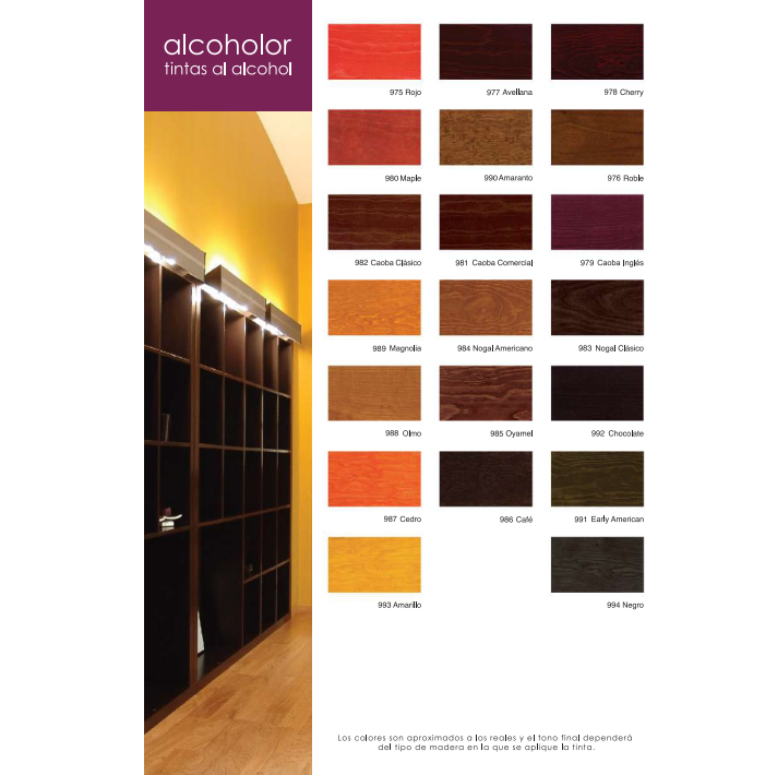 Tinta Al Alcohol Alcoholor Color Negro 1Lt Acuario MM99410