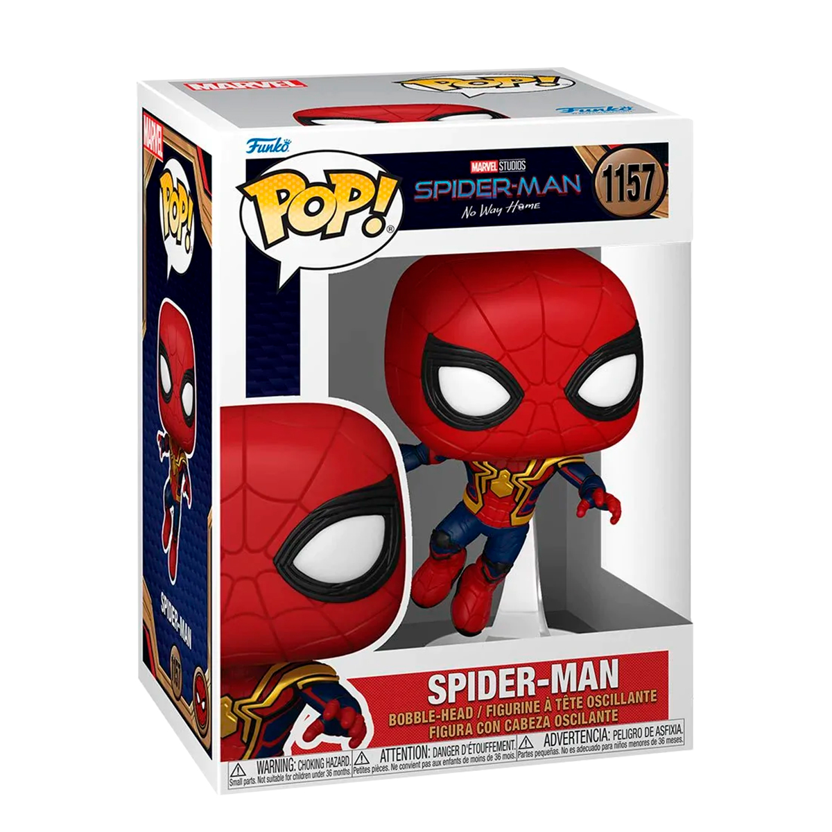 Funko Pop Spider Man Tom Holland #1157 No Way Home Figura Original