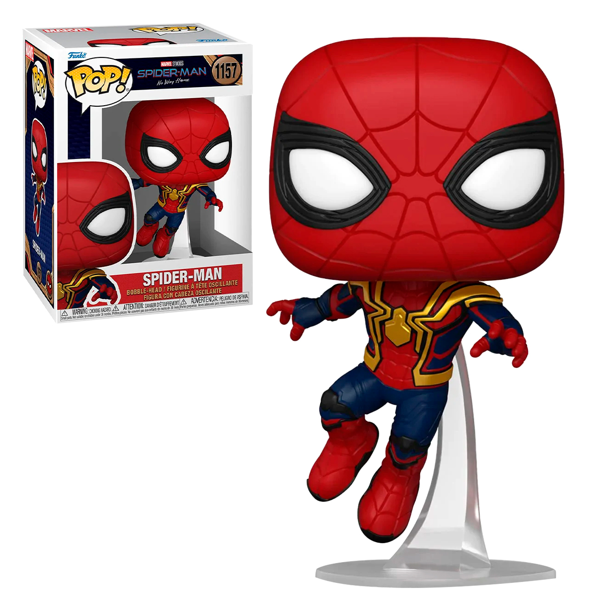 Funko Pop Spider Man Tom Holland #1157 No Way Home Figura Original