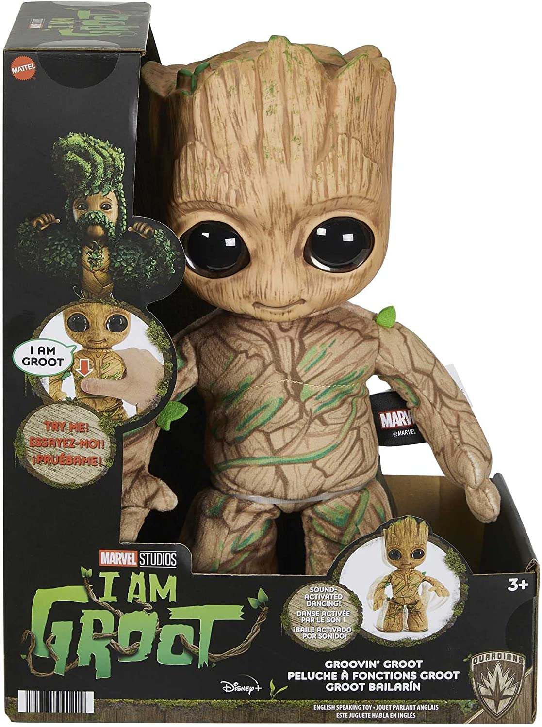 Marvel I Am Groot Peluche Groot Bailarín CON SONIDOS