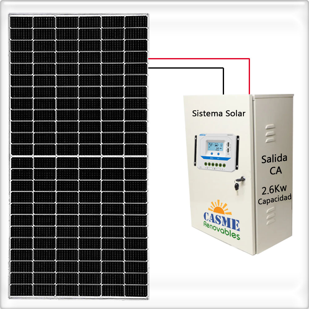 Kit Solar Autónomo 2500w Ideal para casa de campo