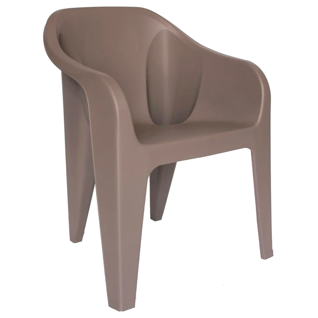 Set con 4 sillas en plastico uso rudo , jardin, terraza, comedor, 