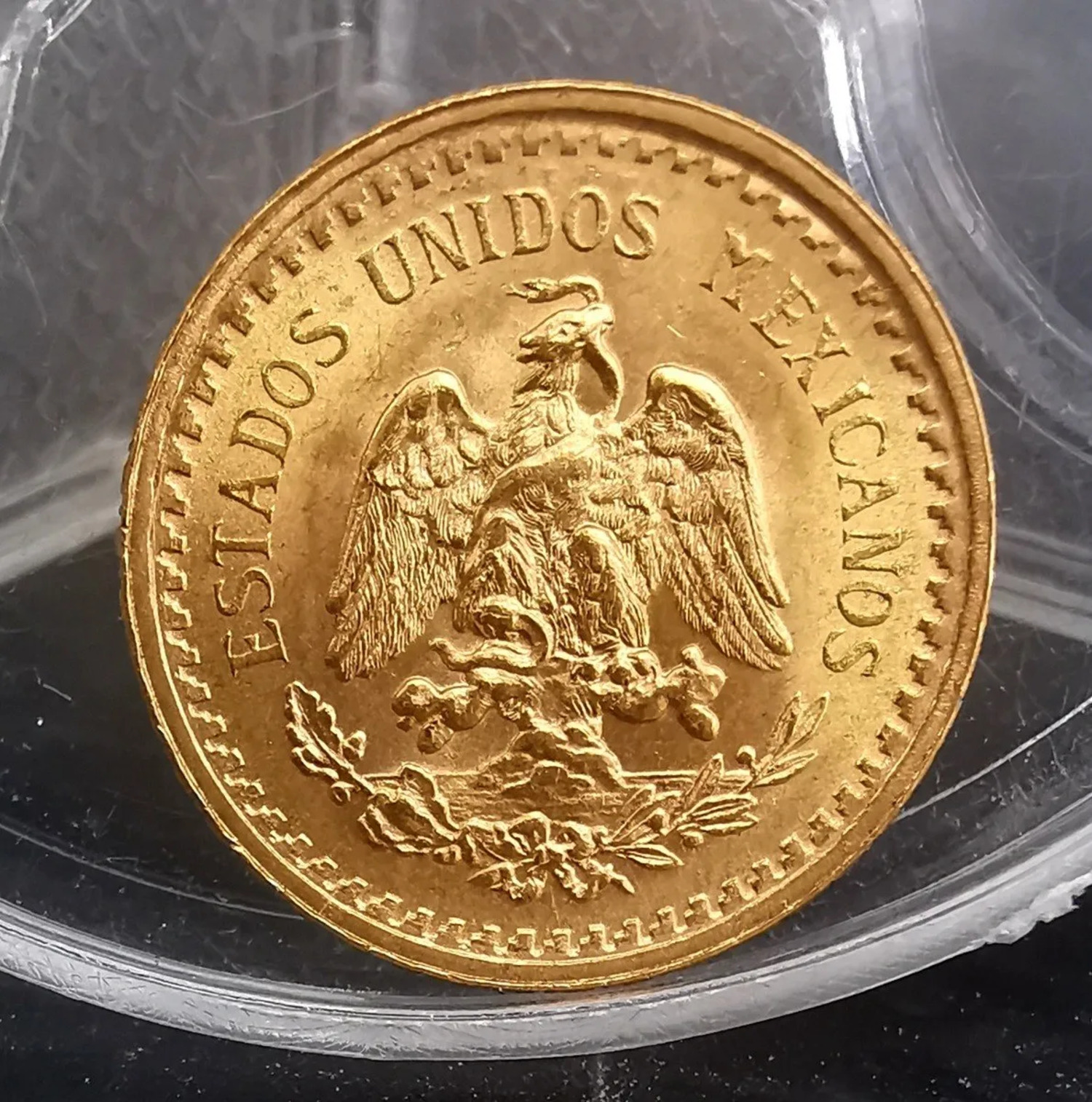 Moneda de oro Hidalgo oro $2.5 Pesos sin circular.