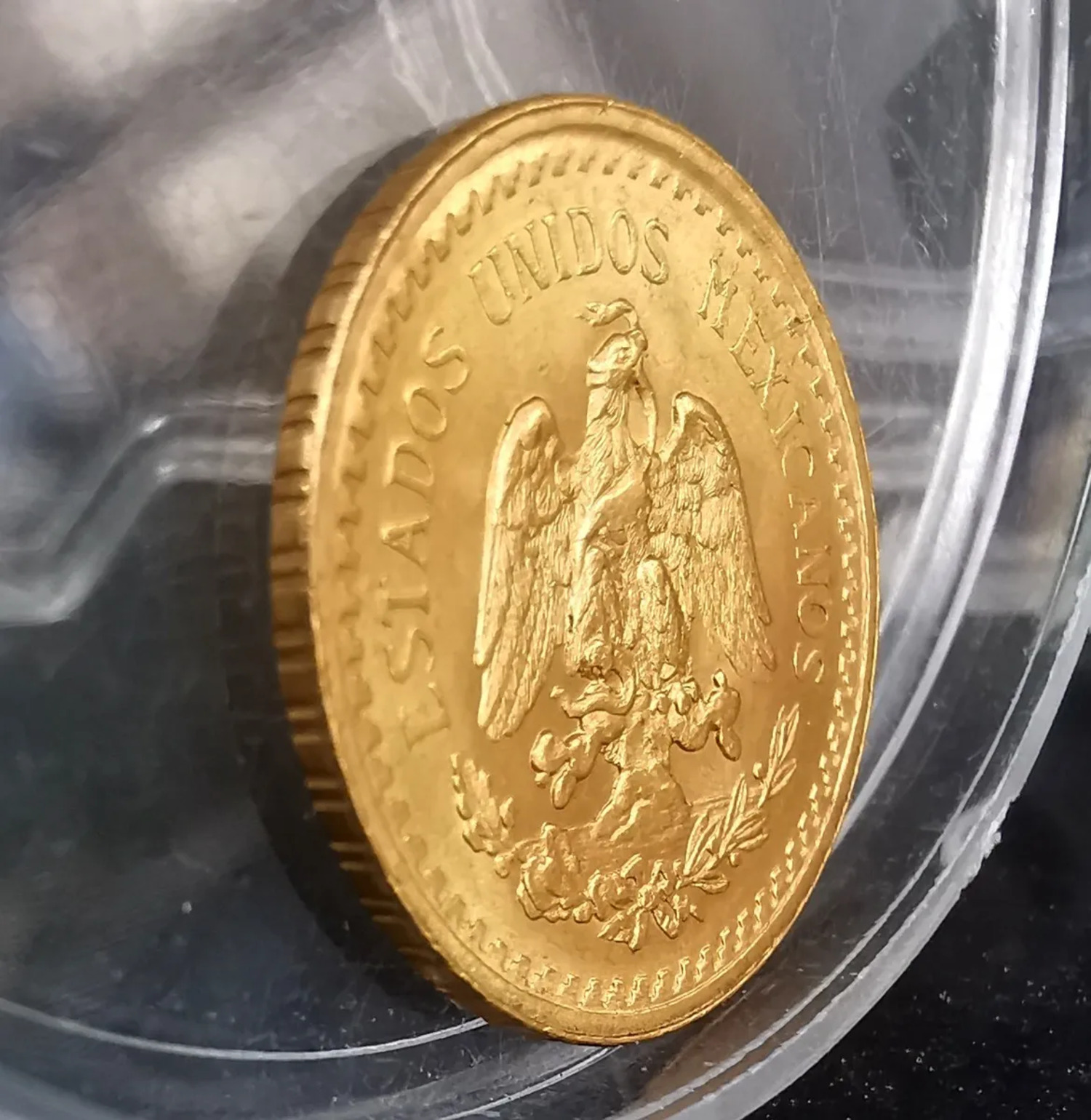 Moneda de oro Hidalgo oro $2.5 Pesos sin circular.