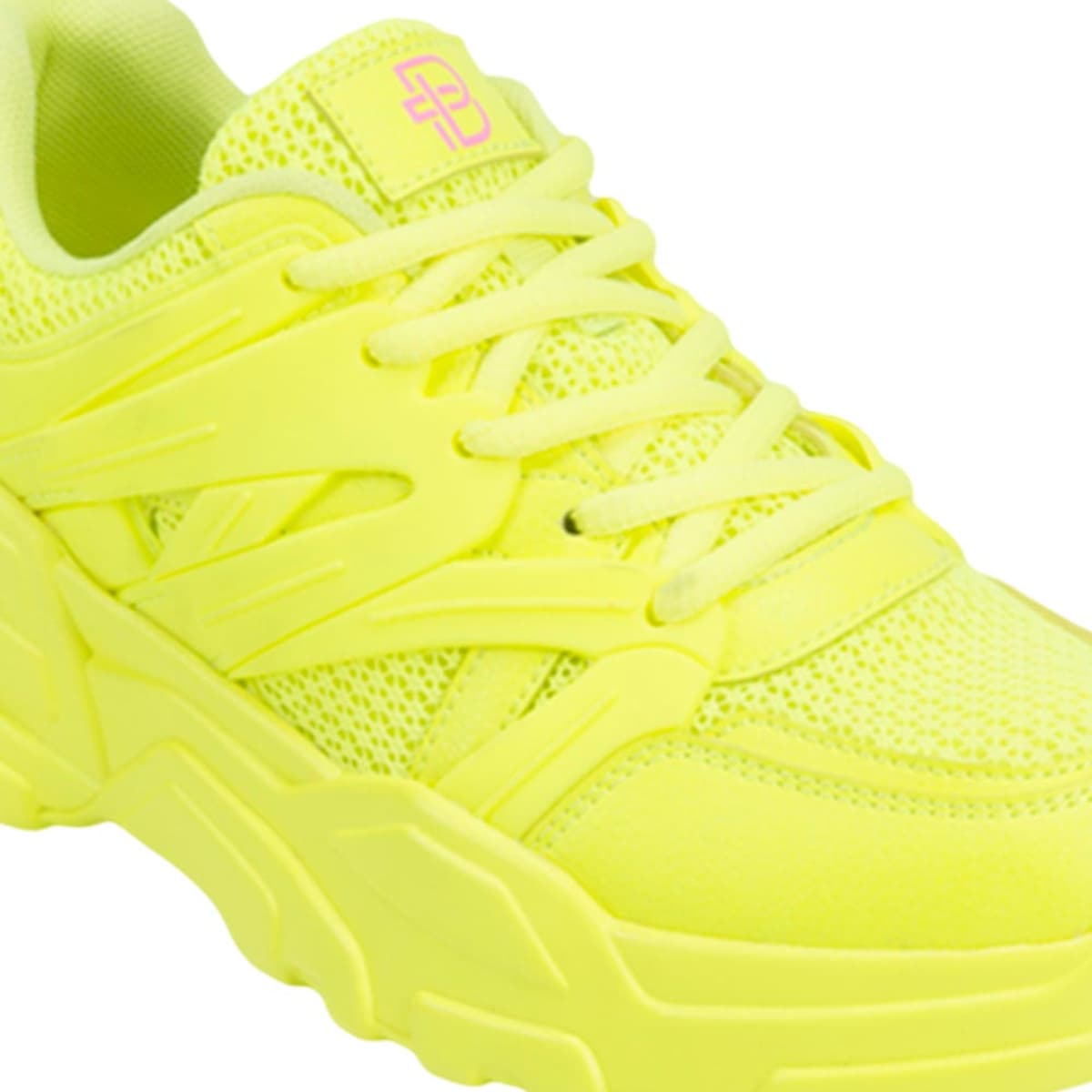 Tenis urbanos chunky color amarillo marca Belinda Peregrin, mod