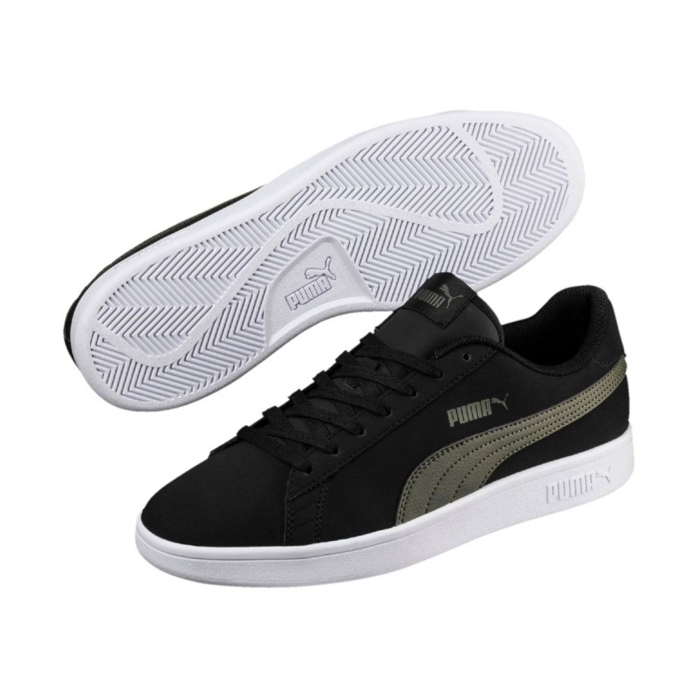 TENIS ESTILO CASUAL PUMA SMASH V2 BUCK NEGRO PARA CABALLERO 365160 05