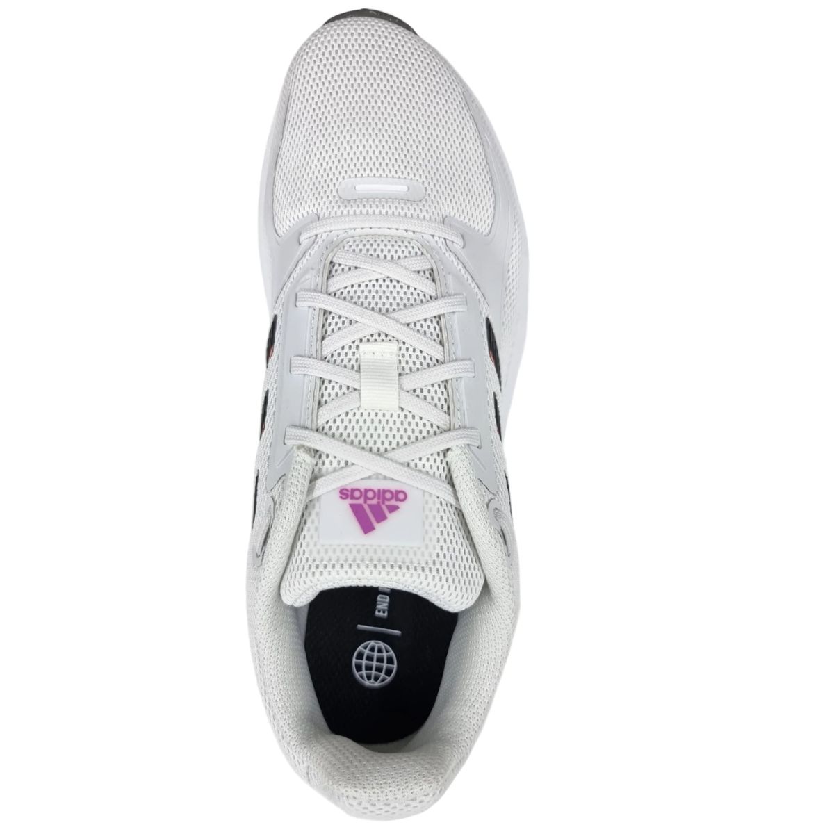 TENIS ADIDAS RUNFALCON 2.0 BLANCO/MORADO CORRER SPORT COMODO LIGERO DAMA GV9575