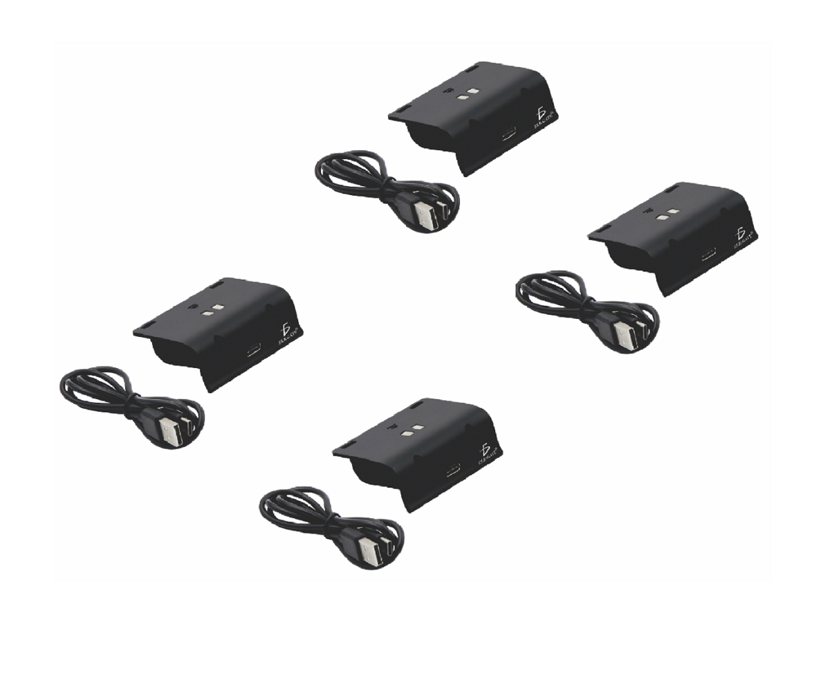 4 Piezas De Pila Bateria Recargable Para Control Xbox One Series S/X
