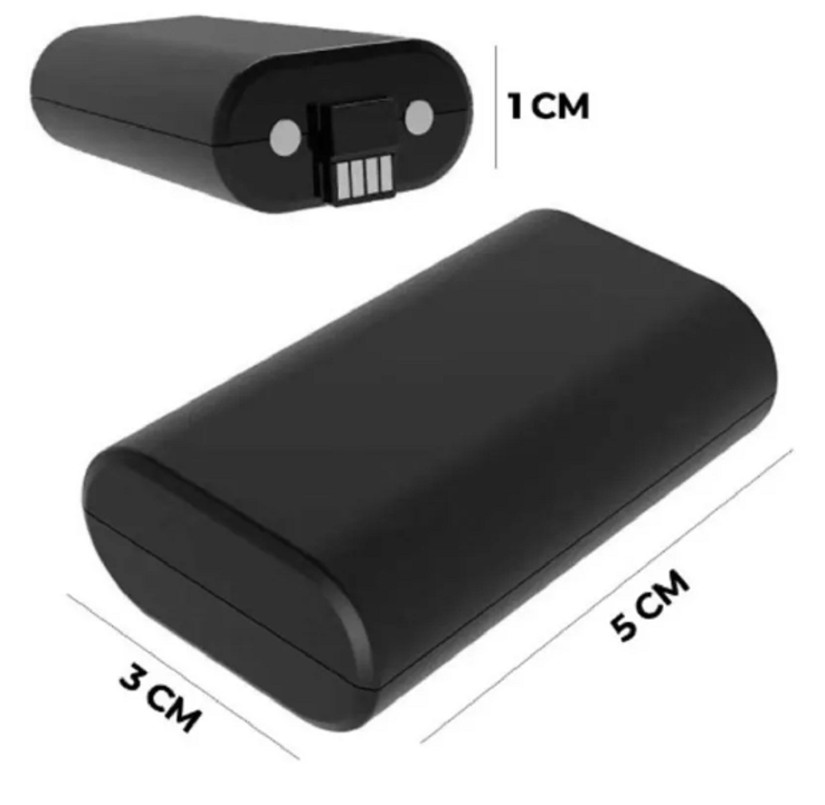 1 Pila Bateria Recargable Para Control Xbox One Series S/X Con Cable Tipo C y Micro Usb V8